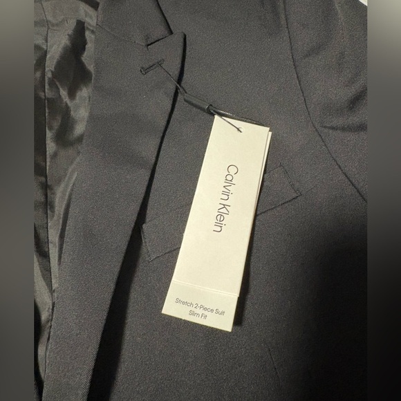 NWT Calvin Klein Boys 2 Piece Black Suit - Picture 3 of 12